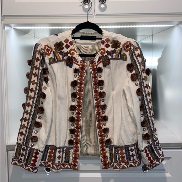 Zara Jackets & Blazers - Patterned Zara Jacket